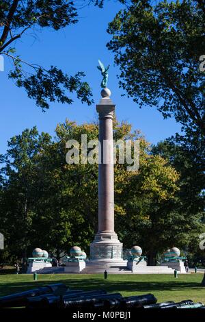 United States,New York,Hudson Valley,West Point,US Military Academy West Point,The Battle Monument Stock Photo