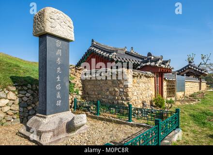 South Korea,North Gyeongsang province,Gyeongju National Park,Gyeongju,Gyeongju Historic Areas (UNESCO World Heritage site),Wolseong Belt Stock Photo