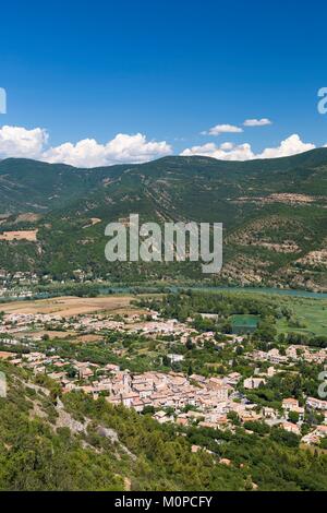 France,Alpes de Haute Provence,Durance Valley,Chateau Arnoux Saint Auban Stock Photo