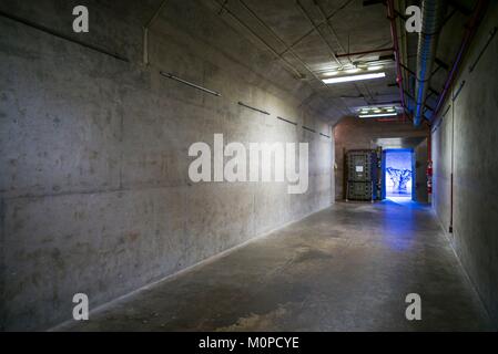 Canada,Ontario,Carp,The Diefenbunker,Canadian Cold War Museum in underground bunker,bunker passageway Stock Photo