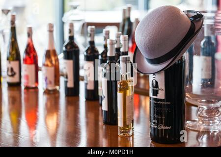 Canada,Ontario,Niagara Escarpment Wine Country,Vineland,Megalomaniac Winery interior Stock Photo