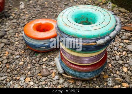 Philippines,Luzon,Albay Province,Tiwi,fishing lines