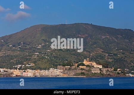 Italy,Sicily,Aeolian Islands,Lipari island Stock Photo