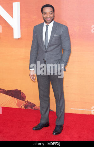 London, UK,  24 September 2015, Chiwetel Ejiofor , European Premiere of 'The Martian' at the Odeon Leicester Square. Mariusz Goslicki/Alamy Stock Photo