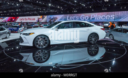 DETROIT, MI/USA - JANUARY 17, 2018: A 2019 Toyota Avalon car at the North American International Auto Show (NAIAS). Stock Photo