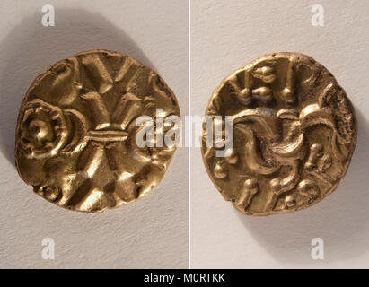 CELTIC GOLD STATER. VEP CORF Stock Photo