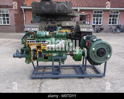 Centurion tank engine and transmission pic1 Stock Photo