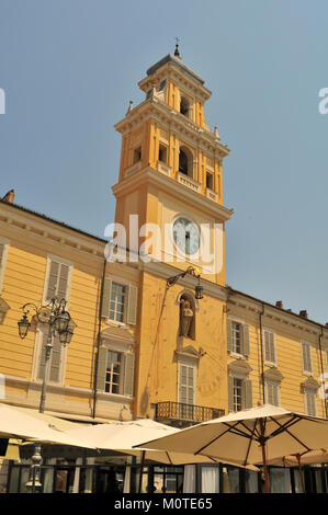 Palazzo del Governatore in Piazza Garibaldi, Parma, Italy Stock Photo