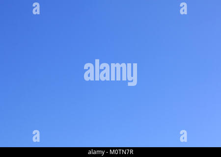 full frame of blue sky texture background Stock Photo