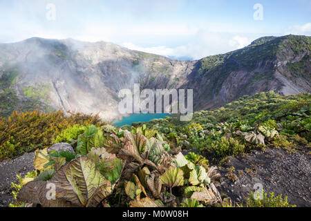 Hike to Irazu Volcano in Central America. Costa Rica Stock Photo - Alamy