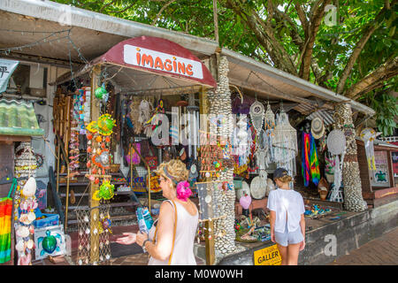 General store on macrossman street in Port Douglas selling a range of eclectic goods and bric a brac, Port Douglas,Queensland Stock Photo