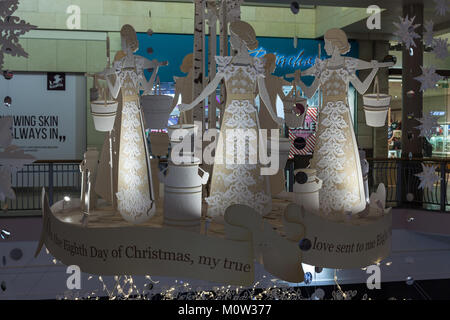 Bluewater Shopping Centre with Christmas Decorations Stock Photo  Alamy