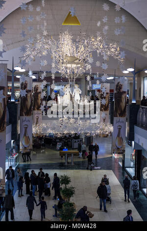 Christmas decoration in Bluewater shopping centre Stock Photo