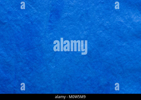 blue color creased tissue paper bacground texture Stock Photo