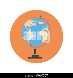 Europe globe tour icon cartoon vector. World travel. Map earth Stock ...
