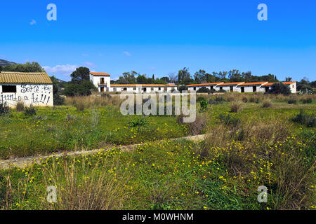 Dissused stables at Casa Blanca Alcossebre Spain Stock Photo