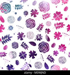 Colored Abstract  Background Seamless Pattern. Vector Illustration Stock Vector