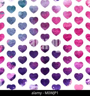 Heart Love Seamless Pattern Background Vector Illustration Stock Vector