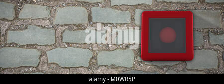 Composite image of fire alarm bell Stock Photo