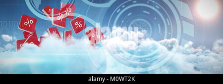 Composite image of percent sign vector icon Stock Photo