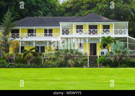 St. Kitts and Nevis,St. Kitts,Ottleys,Ottley's Plantation Inn,old sugar plantation now a hotel