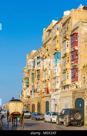 Facade with balconies on an apartment building Stock Photo - Alamy