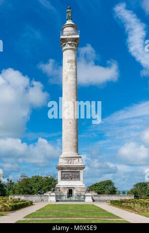 France,Pas-de-Calais,Wimille,Column of the Grande Armée or Colonne Napoléone),built between 1804 and 1823,near Boulogne-sur-Mer Stock Photo