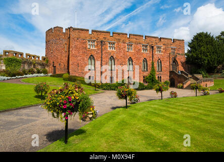 Shrewsbury Castle and grounds, Shropshire, England, UK Stock Photo