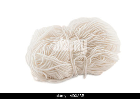 Yarn clew isolated on white background Stock Photo
