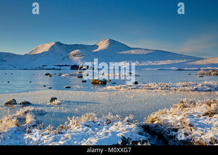 The Hills of the Black Mount in winter, Scotland Stock Photo