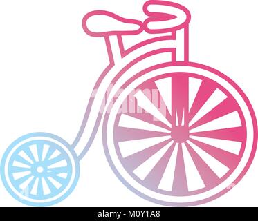 monocycle icon image Stock Vector