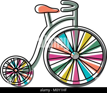 monocycle icon image Stock Vector