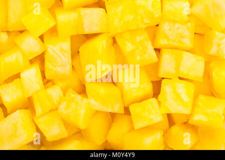 sliced pineapple texture closeup Stock Photo