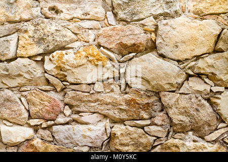 Background of stone bricks of limetone Stock Photo