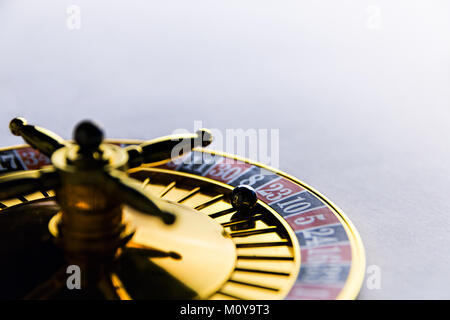 roulette on a white background Stock Photo