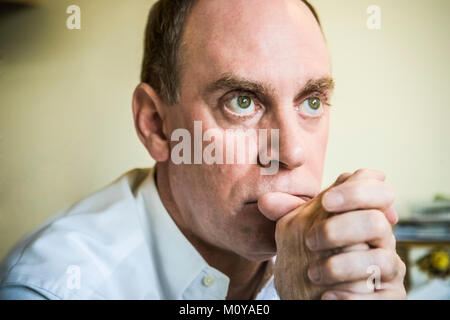 Portrait of a middle aged man. Stock Photo