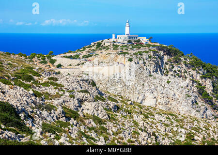 Formentor lighthouse,Mallorca,Balearic Islands,Spain Stock Photo