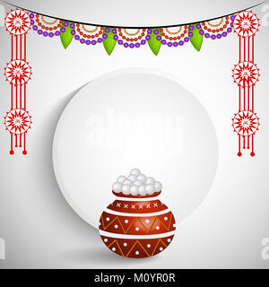 illustration of Indian Bengali New Year Background Stock Photo