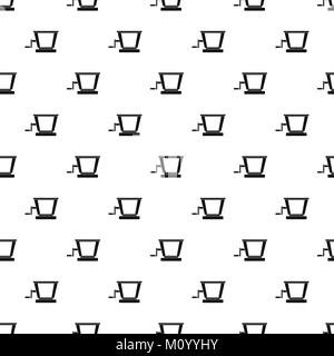 Clay jug pattern vector Stock Vector