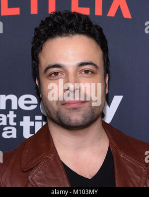 Hollywood, California, USA. 24th Jan, 2018. James Martinez arrives for the premiere of the Netflix's 'One Day At A Time' Season 2 at the Arclight Cinema. Credit: Lisa O'Connor/ZUMA Wire/Alamy Live News Stock Photo