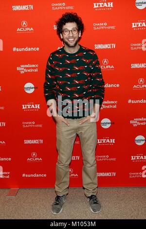 Park City, UT, USA. 24th Jan, 2018. Rick Glassman at arrivals for A FUTILE AND STUPID GESTURE Premiere at Sundance Film Festival 2018, Eccles Theater, Park City, UT January 24, 2018. Credit: JA/Everett Collection/Alamy Live News Stock Photo