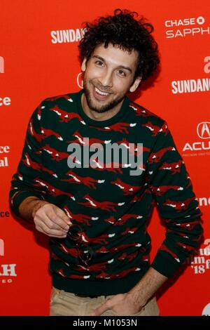 Park City, UT, USA. 24th Jan, 2018. Rick Glassman at arrivals for A FUTILE AND STUPID GESTURE Premiere at Sundance Film Festival 2018, Eccles Theater, Park City, UT January 24, 2018. Credit: JA/Everett Collection/Alamy Live News Stock Photo