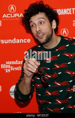 Park City, UT, USA. 24th Jan, 2018. Rick Glassman at arrivals for A FUTILE AND STUPID GESTURE Premiere at Sundance Film Festival 2018, Eccles Theater, Park City, UT January 24, 2018. Credit: JA/Everett Collection/Alamy Live News Stock Photo