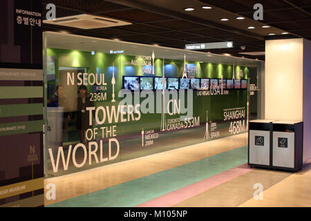 Seoul, Republic Of Korea. 28th Dec, 2009. South Korea: N Seoul Tower lobby | usage worldwide Credit: dpa/Alamy Live News Stock Photo