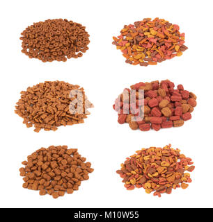 Pet food isolated on a white background Stock Photo