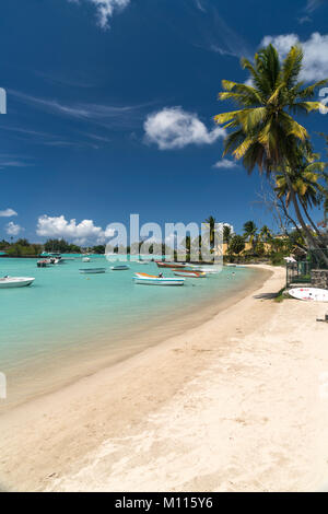 Grand Baie Beach, Grand Baie, Mauritius, Afrika,  | Grand Baie Beach,  Grand Baie,, Mauritius, Africa Stock Photo