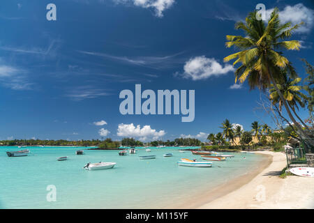 Grand Baie Beach, Grand Baie, Mauritius, Afrika,  | Grand Baie Beach,  Grand Baie,, Mauritius, Africa Stock Photo