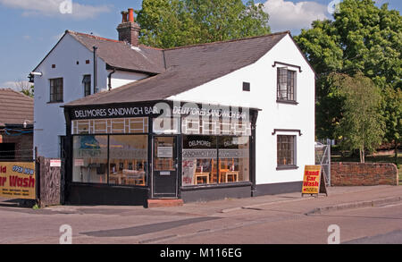 Chipping Ongar, Sandwich Bar Shop, Essex, England, Stock Photo
