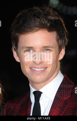 Eddie Redmayne attends the UK Premiere of The Danish Girl at Odeon Leicester Square in London. 8th December 2015 © Paul Treadway Stock Photo