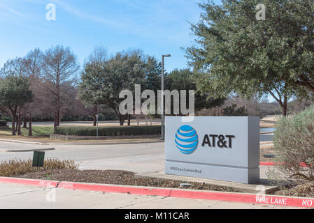 Entrance to AT T Training Campus in Irving, Texas, USA Stock Photo